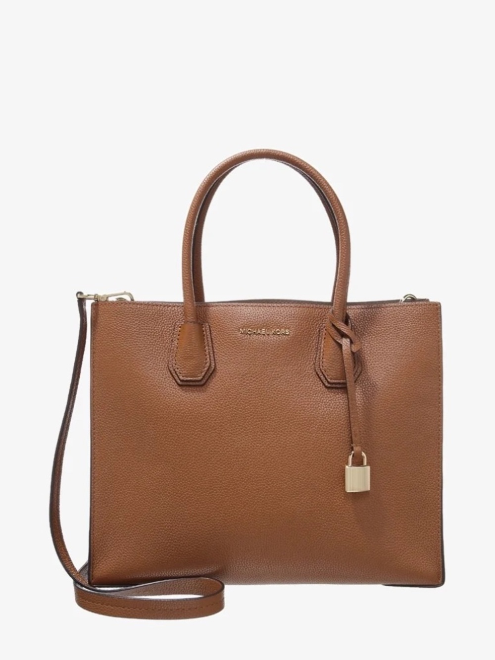 Michael Kors Small Leather Purse with Padlock Charm